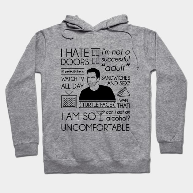 Nick Miller Quotes Hoodie by bctaskin